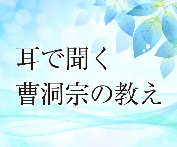 耳で聞く曹洞宗の教え